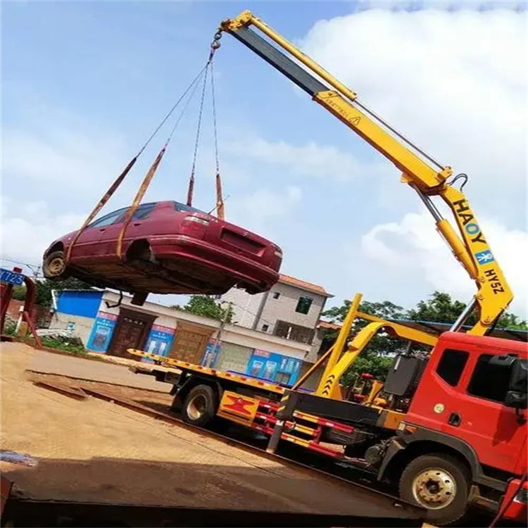 龙安吊车救援小汽车怎么吊