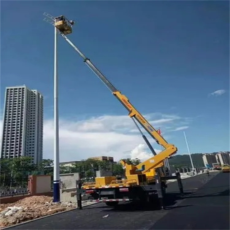 龙安维修路灯的曲臂升降车出租